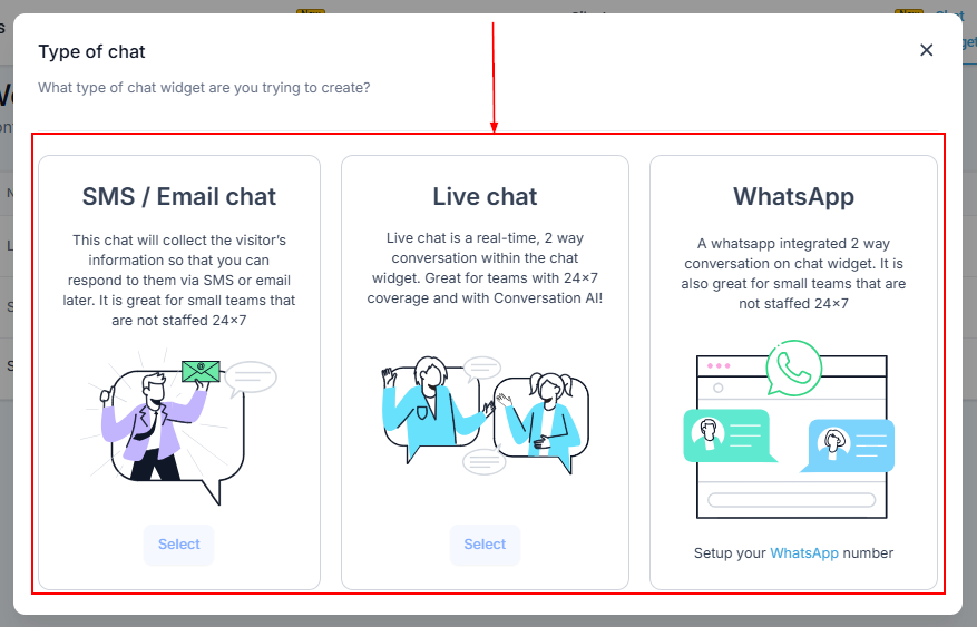 Creating Your Chat Widget – figure 2