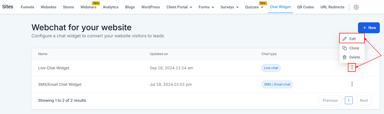 Creating Your Chat Widget – figure 3