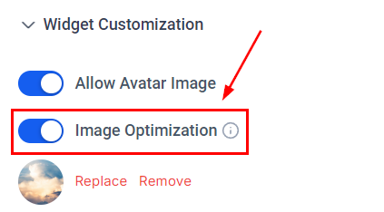 Creating Your Chat Widget – figure 7