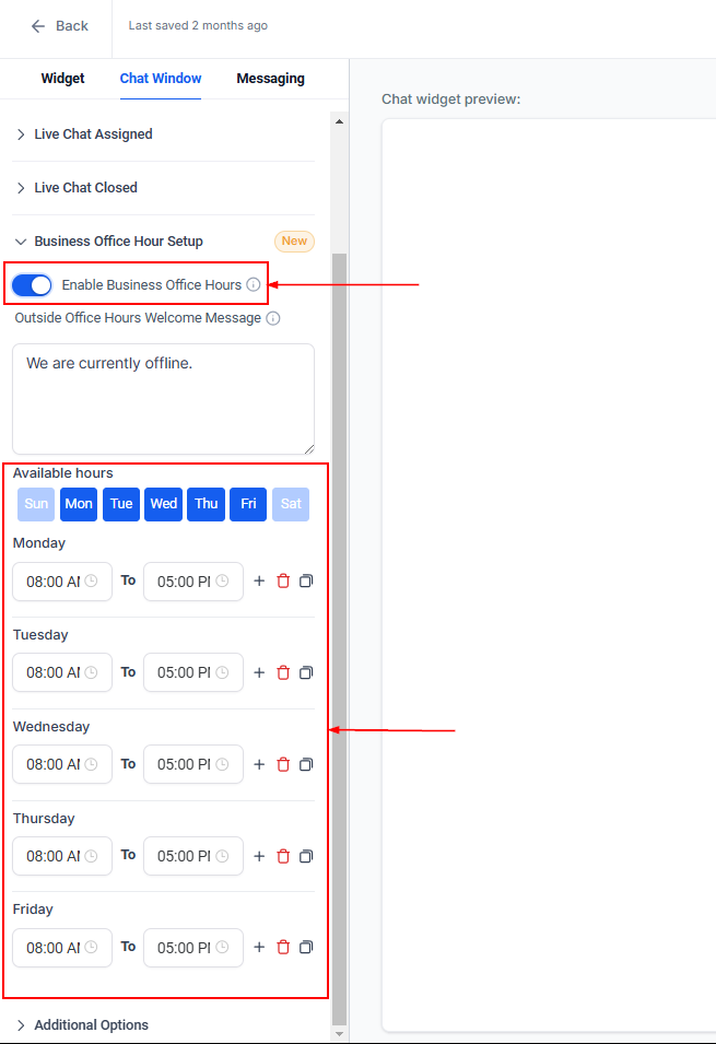Creating Your Chat Widget – figure 11