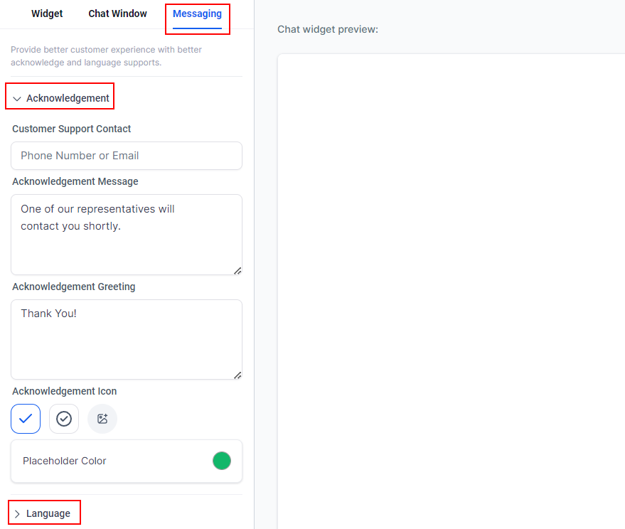 Creating Your Chat Widget – figure 12