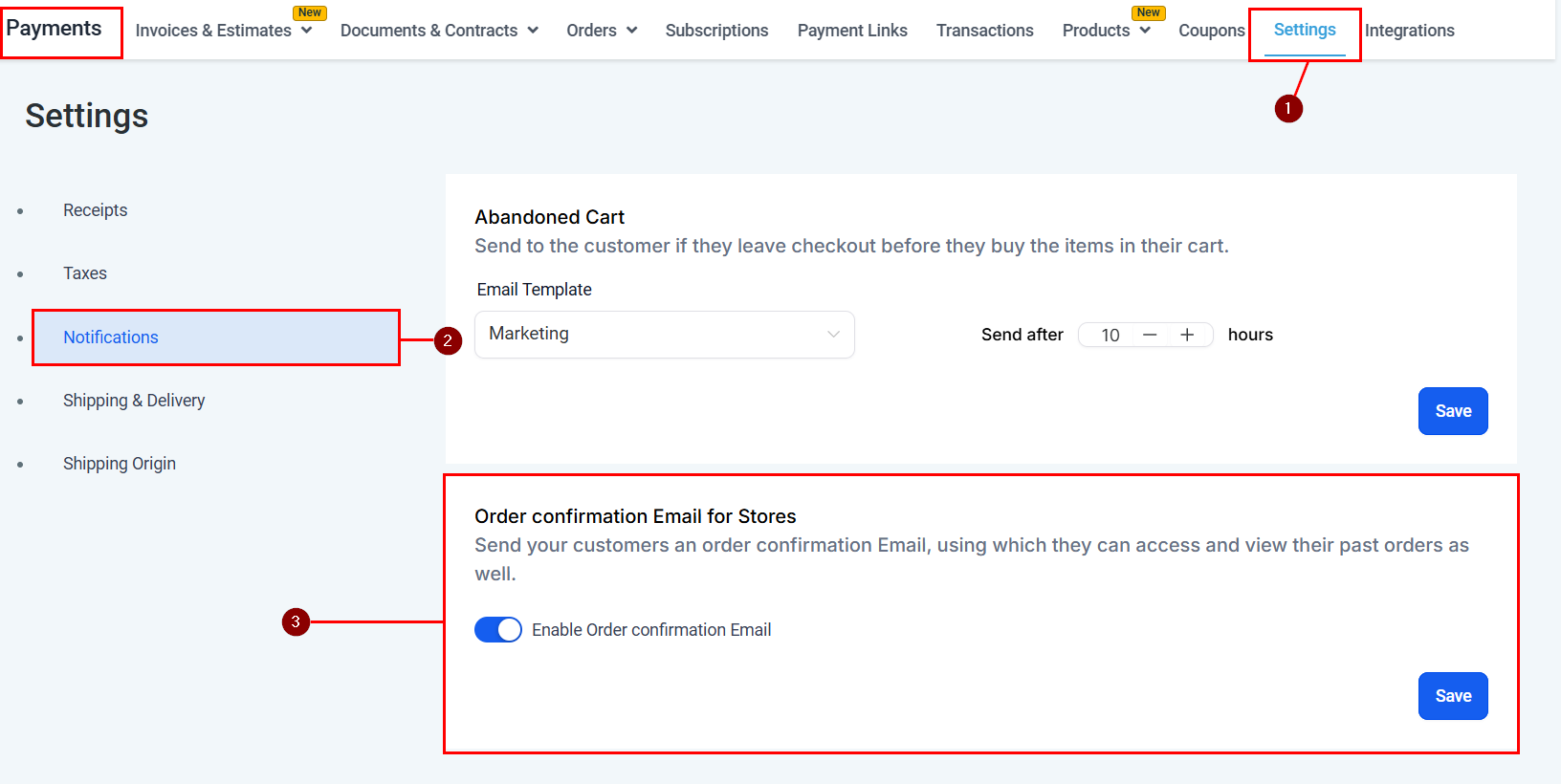 Customer Access Center for Stores – figure 1