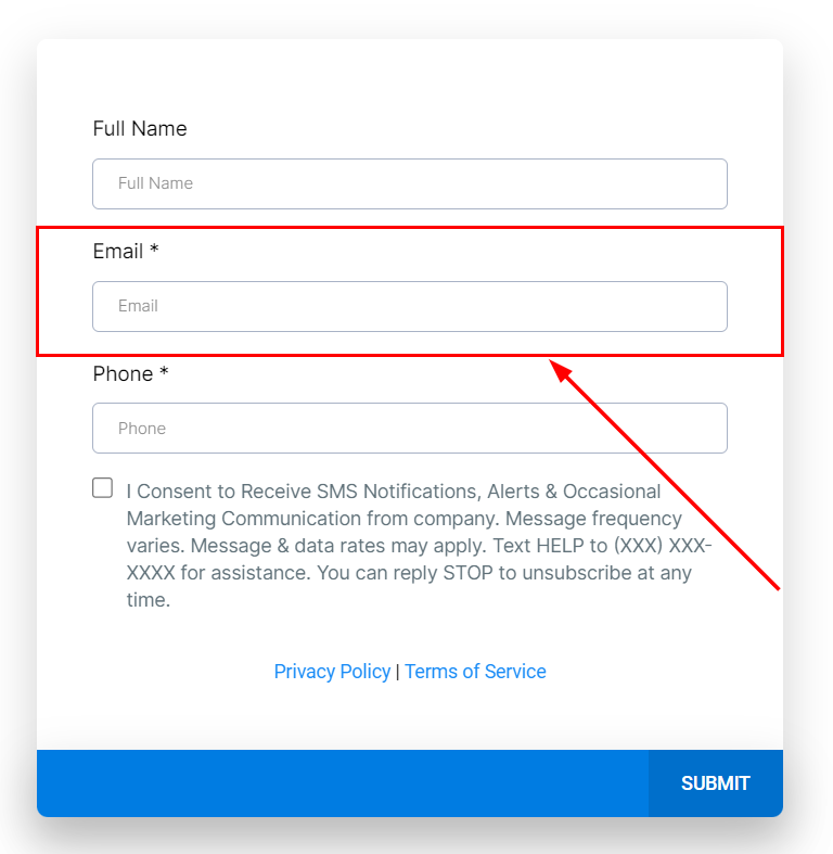 Email Verification in Forms & Surveys – figure 3