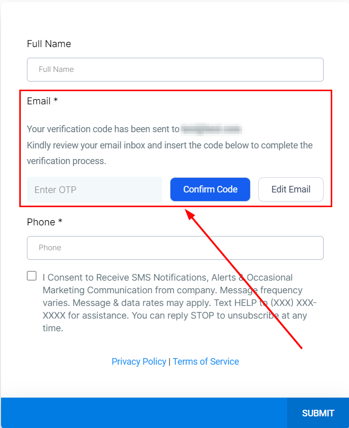 Email Verification in Forms & Surveys – figure 5