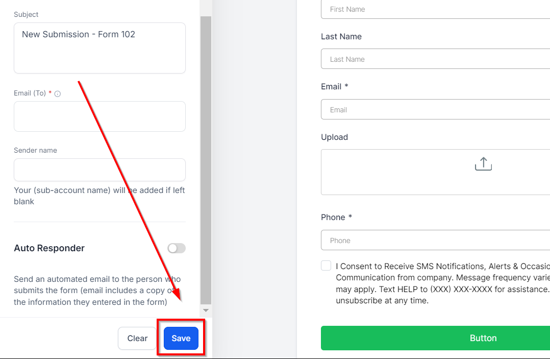 Enabling Email Notifications for Form Survey Submissions – figure 6