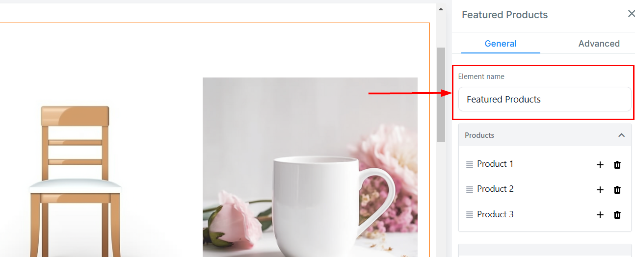 Featured Products Element – figure 5