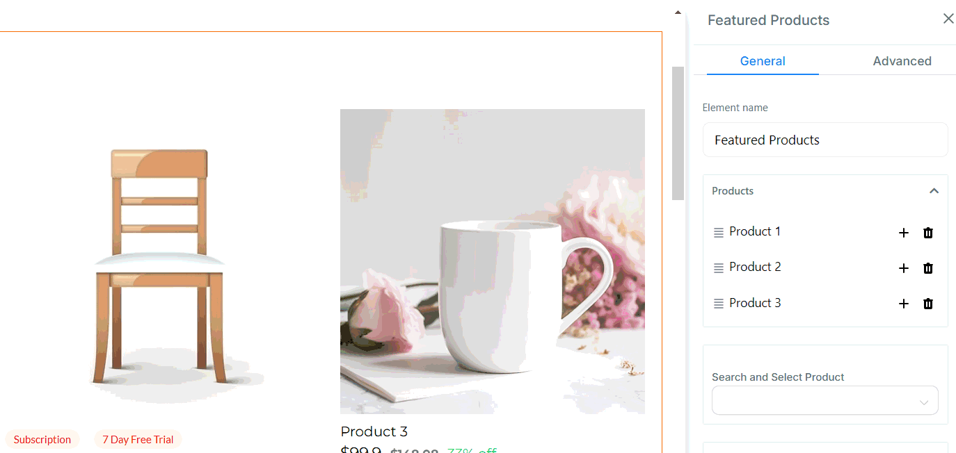 Featured Products Element – figure 6