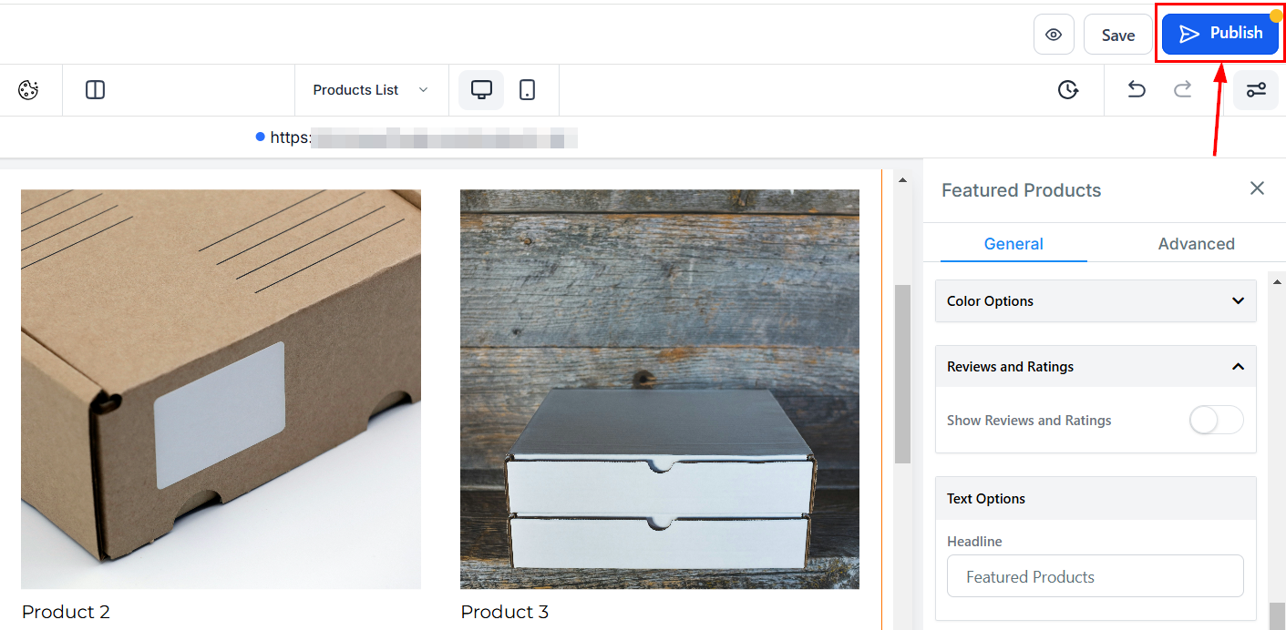 Featured Products Element – figure 10