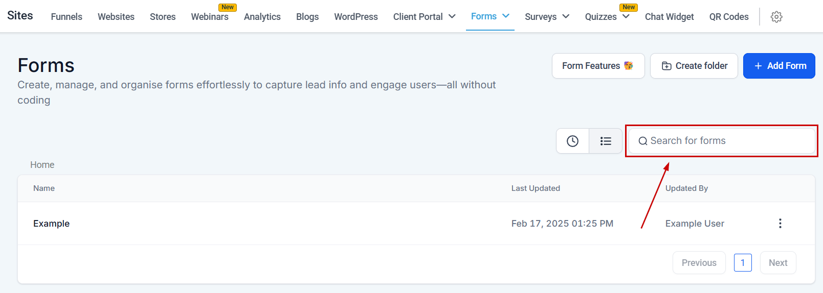 Form Builder Overview – figure 3