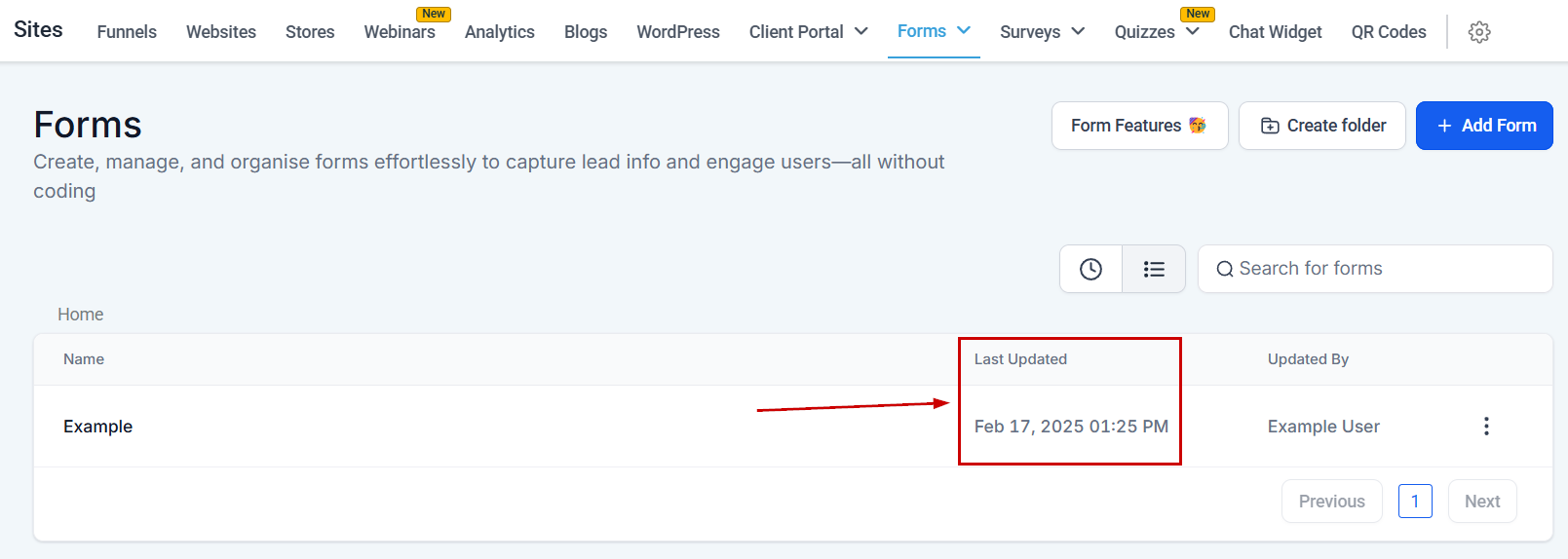 Form Builder Overview – figure 5