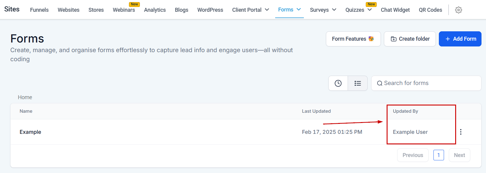 Form Builder Overview – figure 6