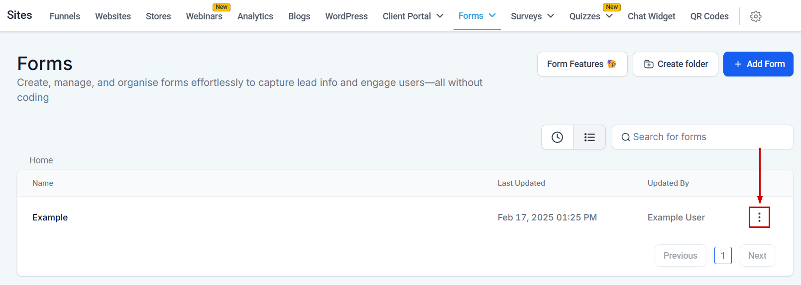 Form Builder Overview – figure 7