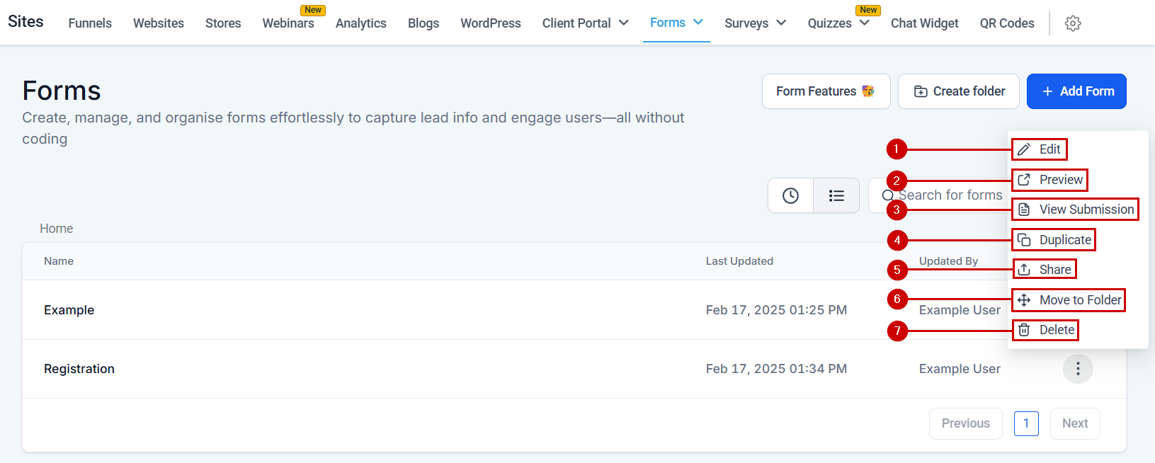 Form Builder Overview – figure 8
