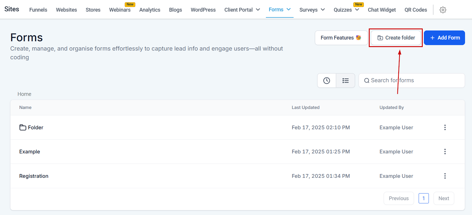 Form Builder Overview – figure 15