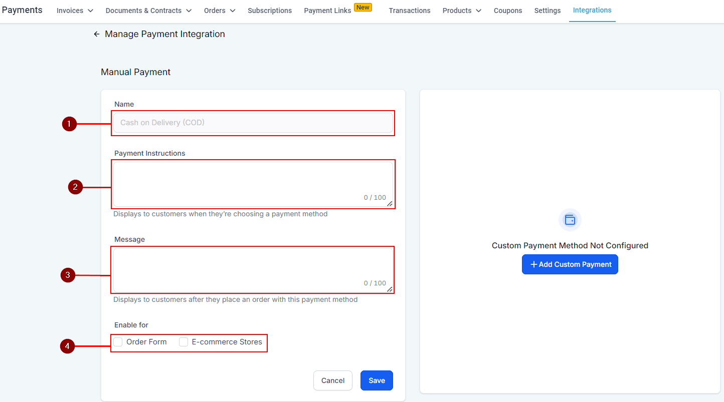 How to Accept Manual Payments in your Stores – figure 3