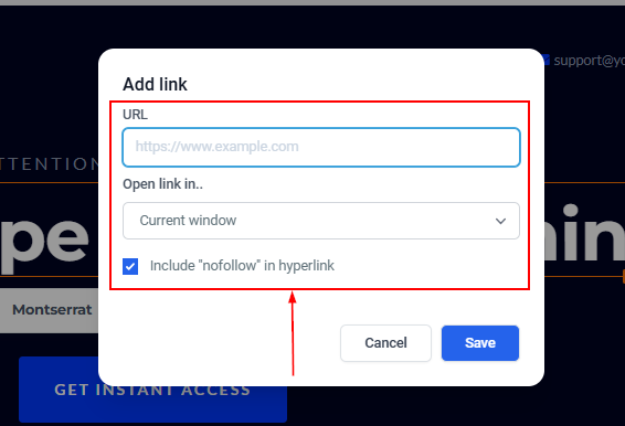 How to Add Hyperlinks to Your Funnels & Websites – figure 5