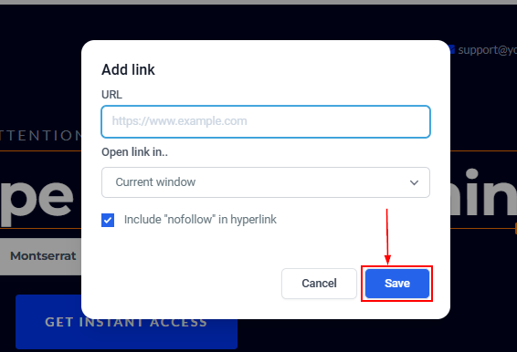 How to Add Hyperlinks to Your Funnels & Websites – figure 6