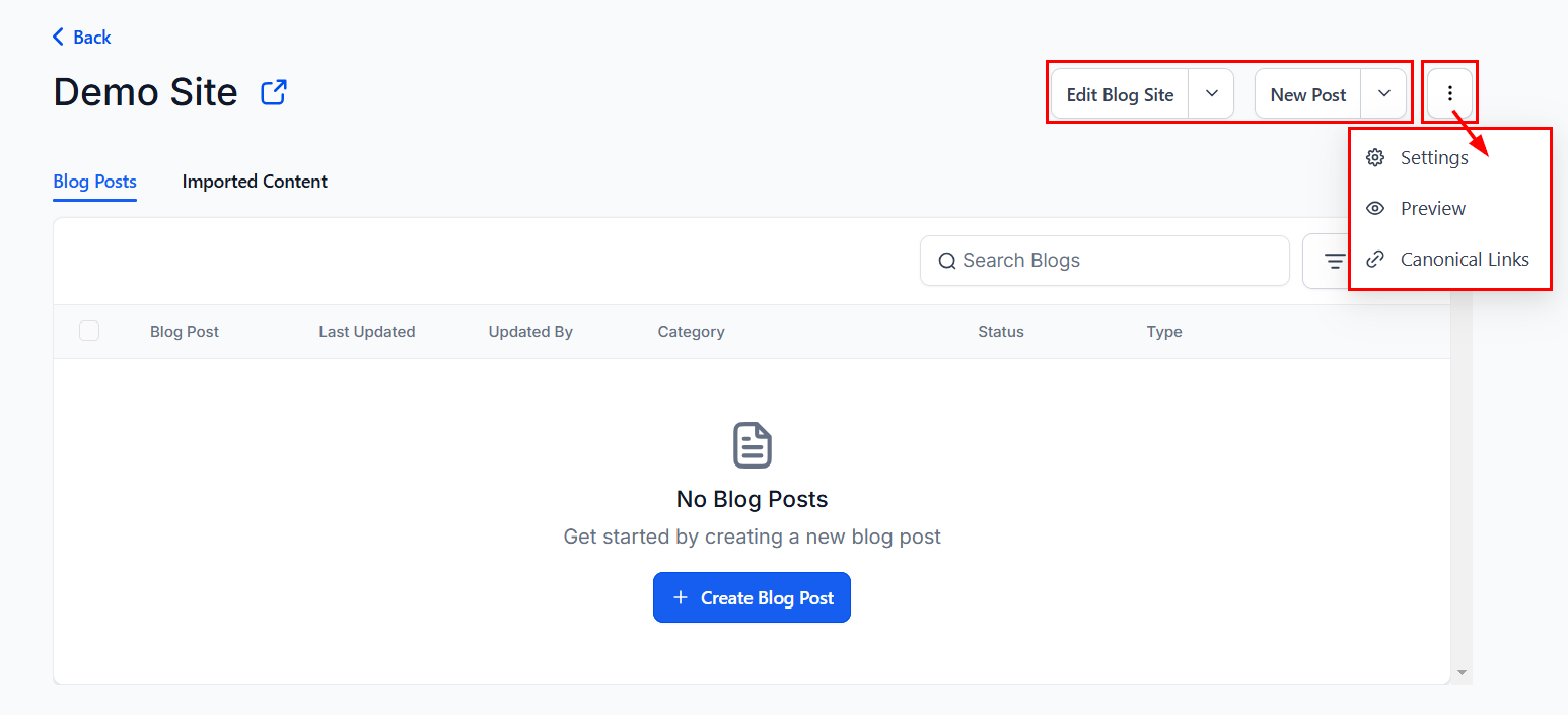 How to Create a Blog Site – figure 3