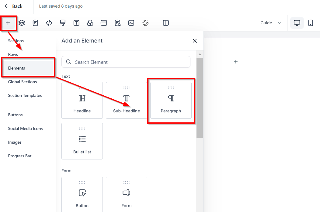 How to Create a Footer on a Landing Page – figure 3
