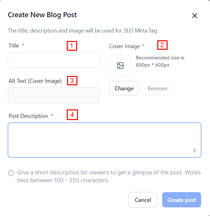 How to Create a New Blog Post – figure 3