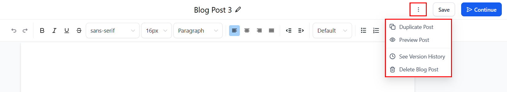 How to Create a New Blog Post – figure 7