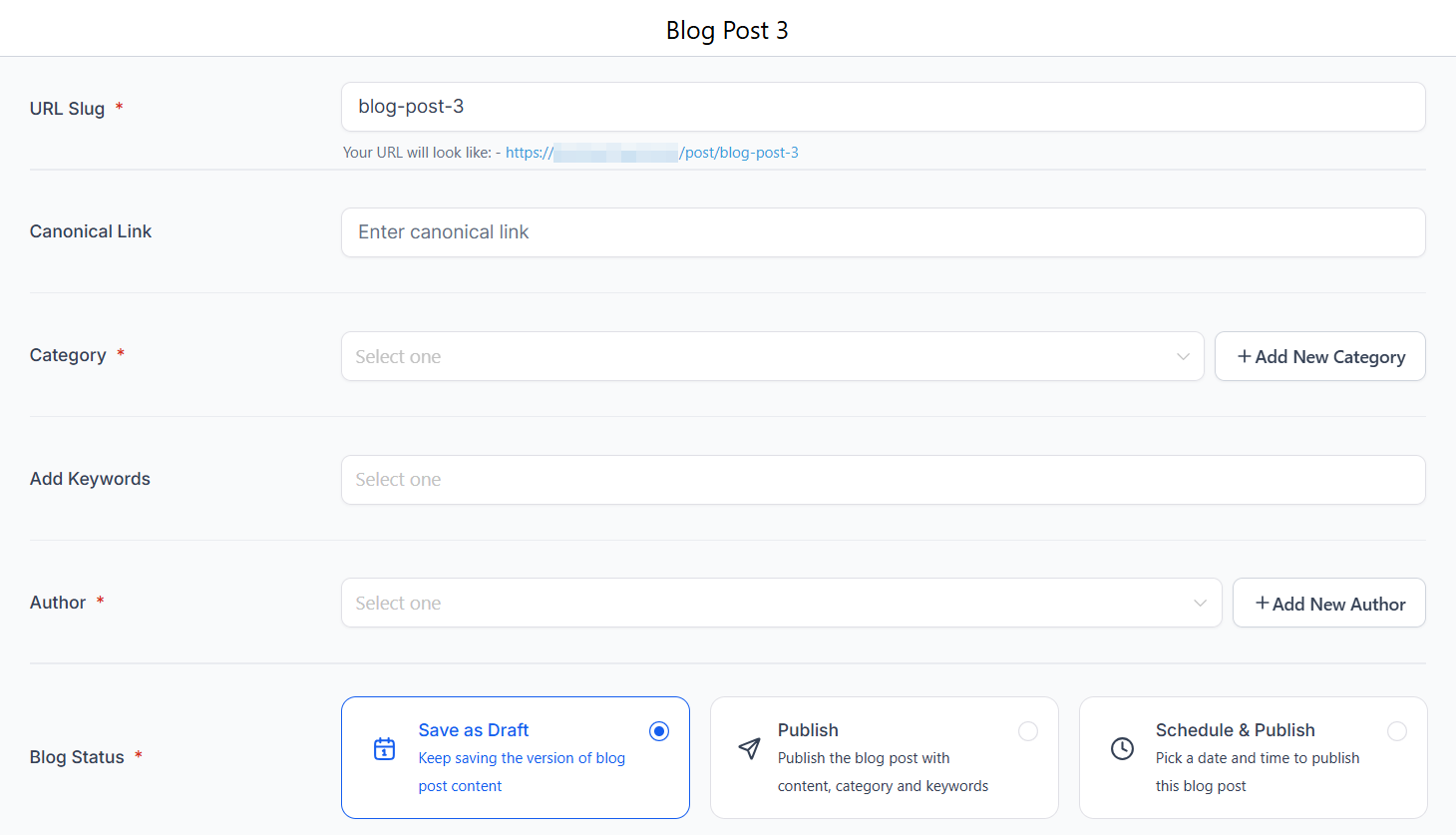 How to Create a New Blog Post – figure 9