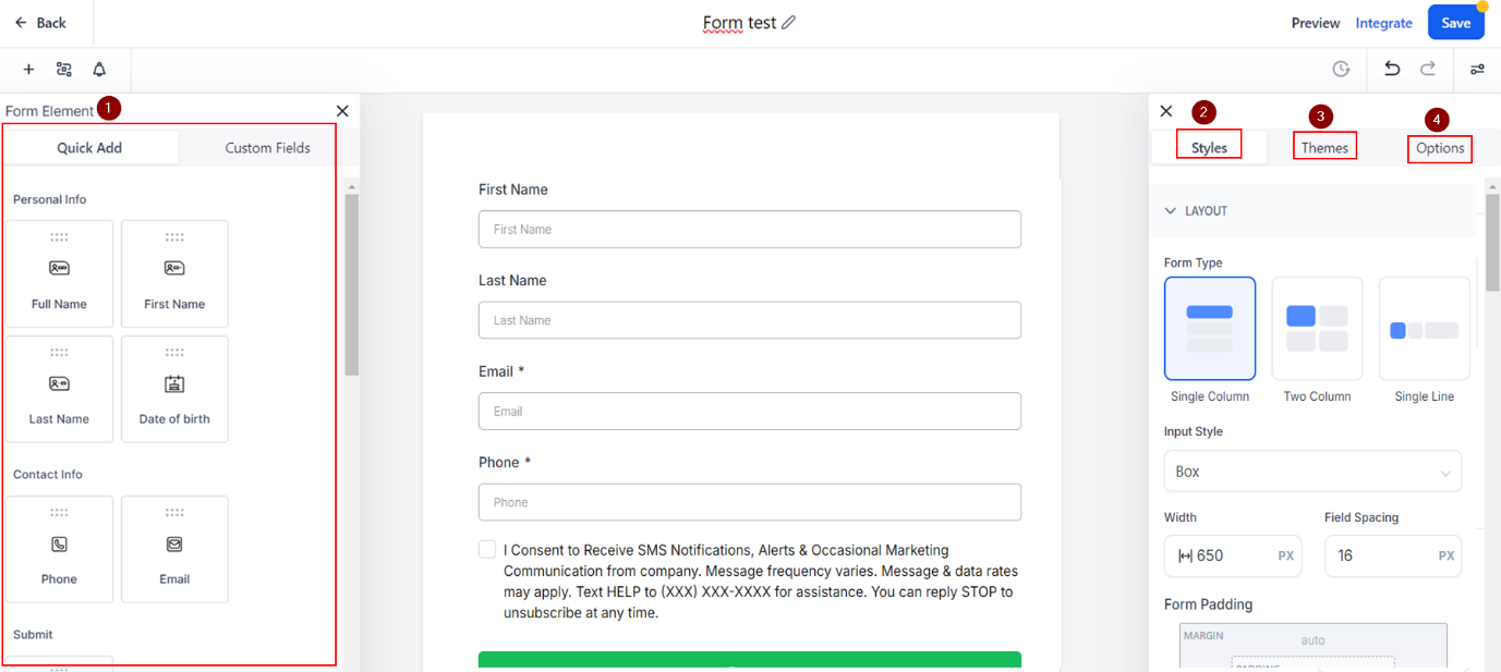 How to Create a Simple Form – figure 2