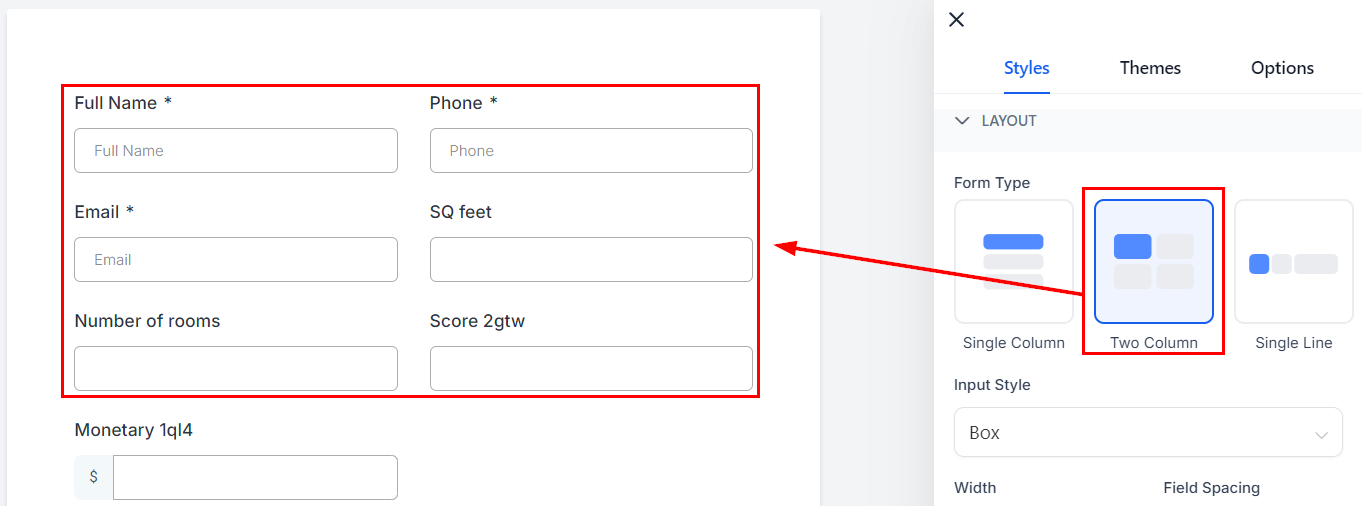 How to Create a Simple Form – figure 5