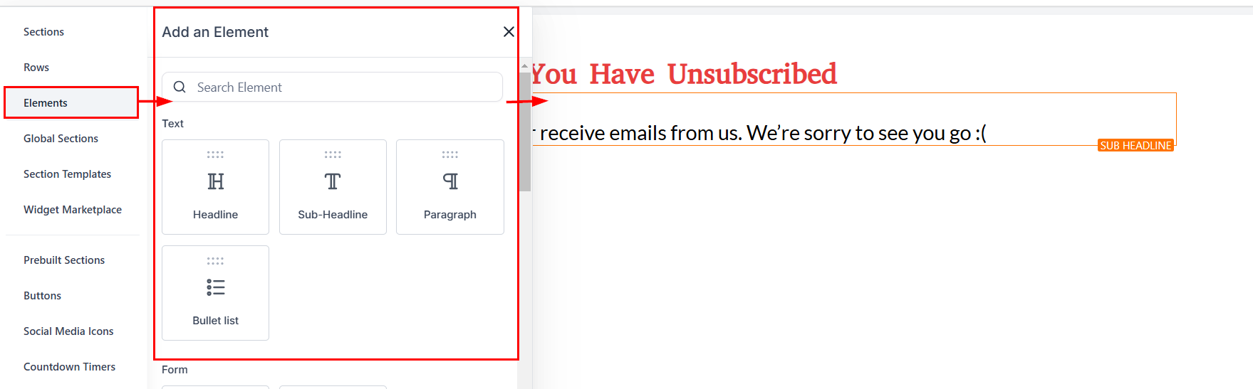 How to Create an Email Unsubscribe Page – figure 4