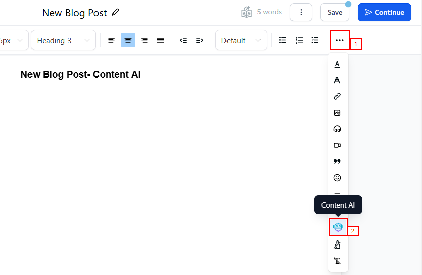 How to Create Blog Post Outline With Content AI – figure 4