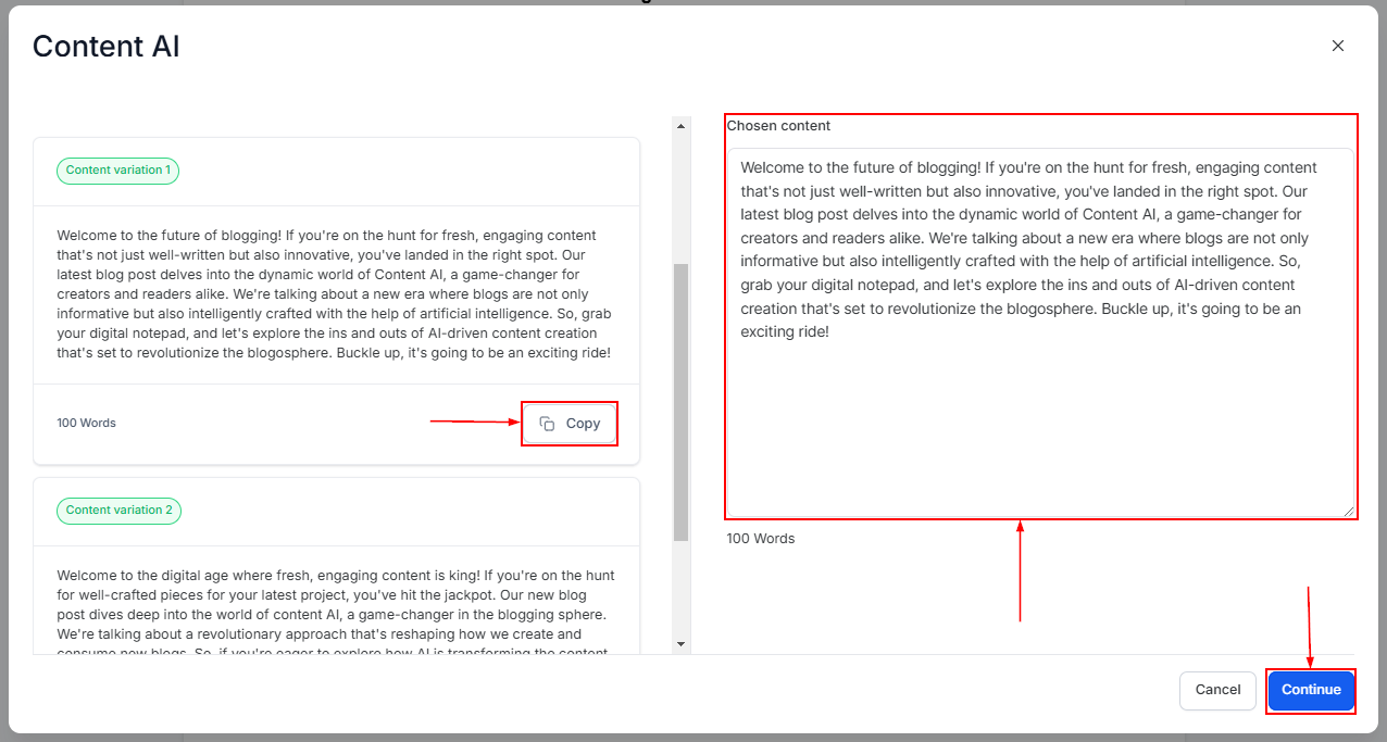 How to Create Blog Post Outline With Content AI – figure 6