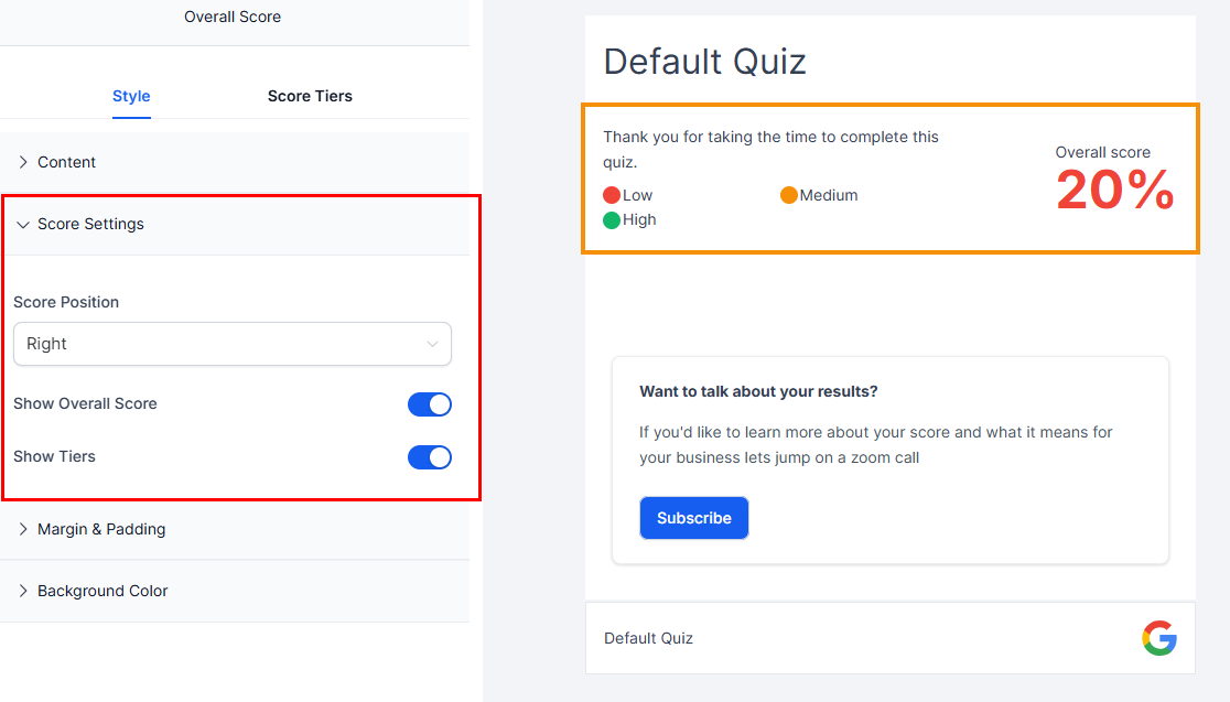 How to Customize Your Quiz Result Template – figure 10