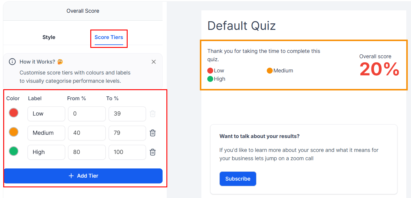 How to Customize Your Quiz Result Template – figure 13