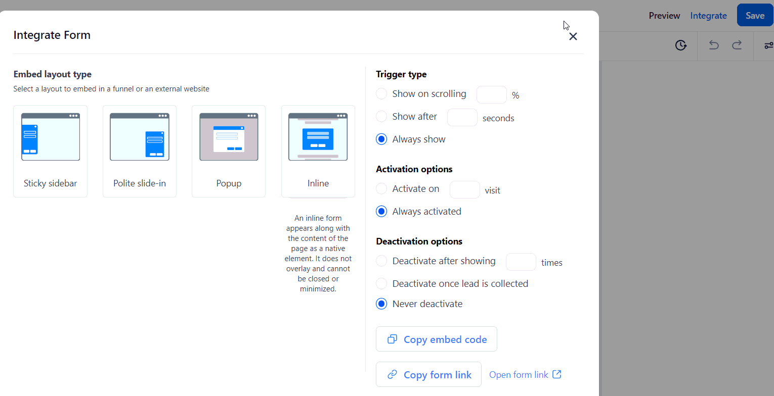 How to Embed a Form into Your Website – figure 1