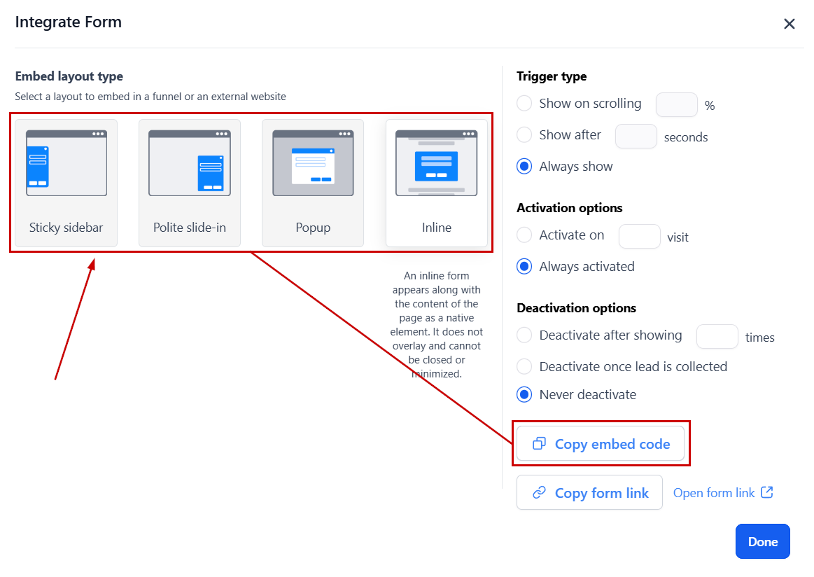 How To Get a Survey or Form's I-Frame Code – figure 4