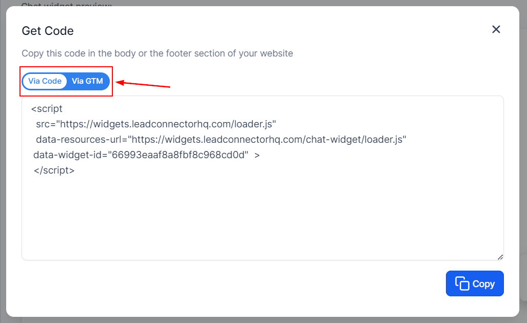How to Install Your Chat Widget – figure 8