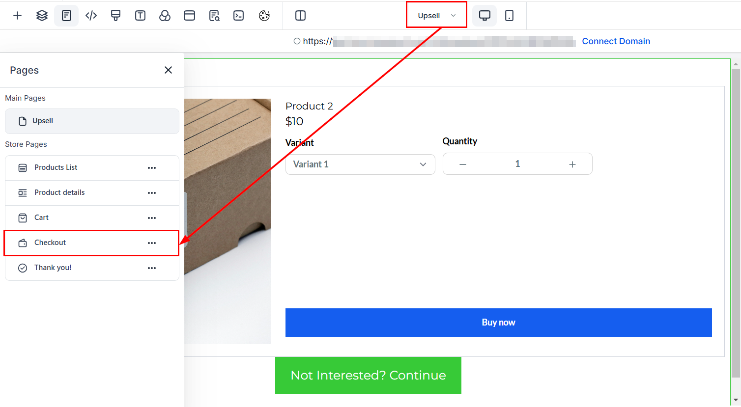 How to Use Upsell Element in Stores – figure 7