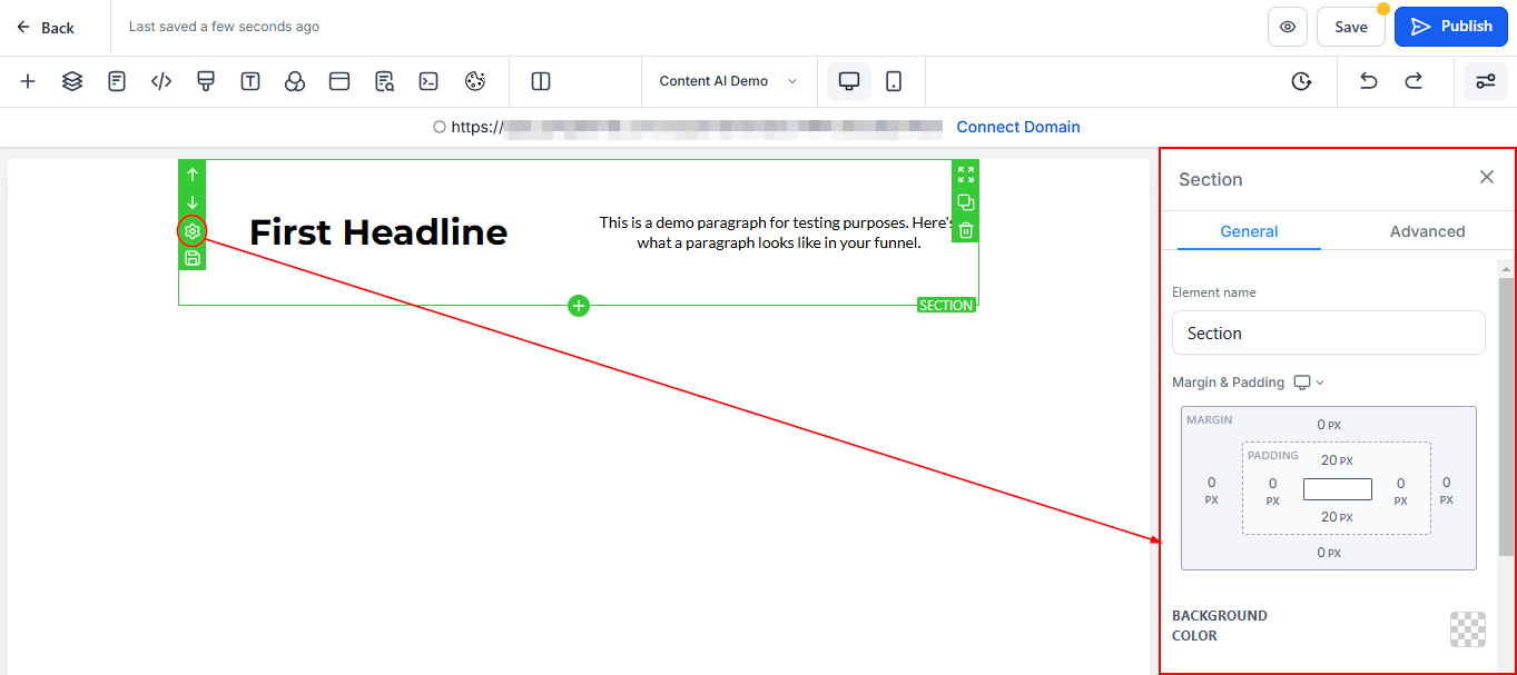 Manage Settings – figure 1