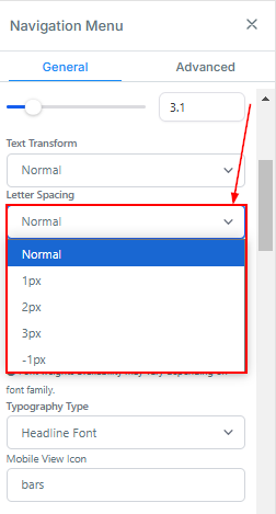 Navigation Menu – figure 5