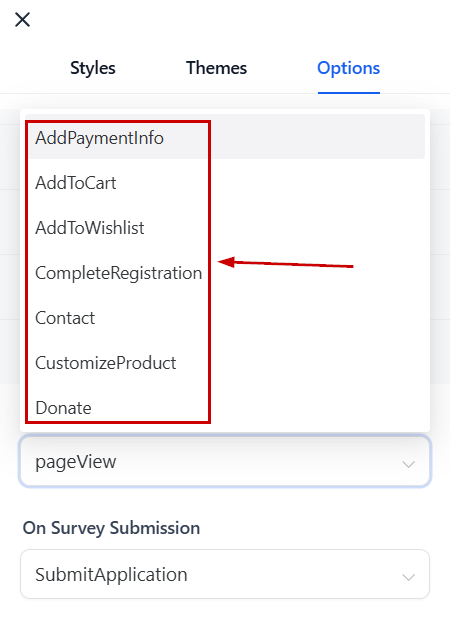 Option tab – figure 13