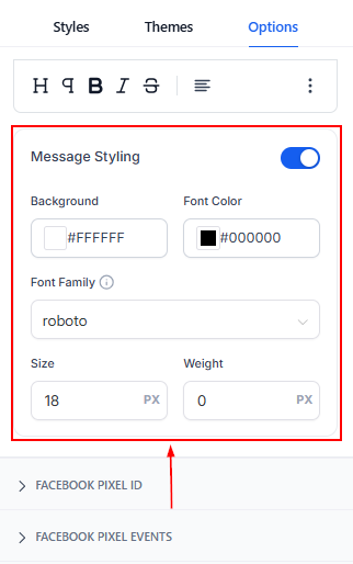 Options Tab – figure 3