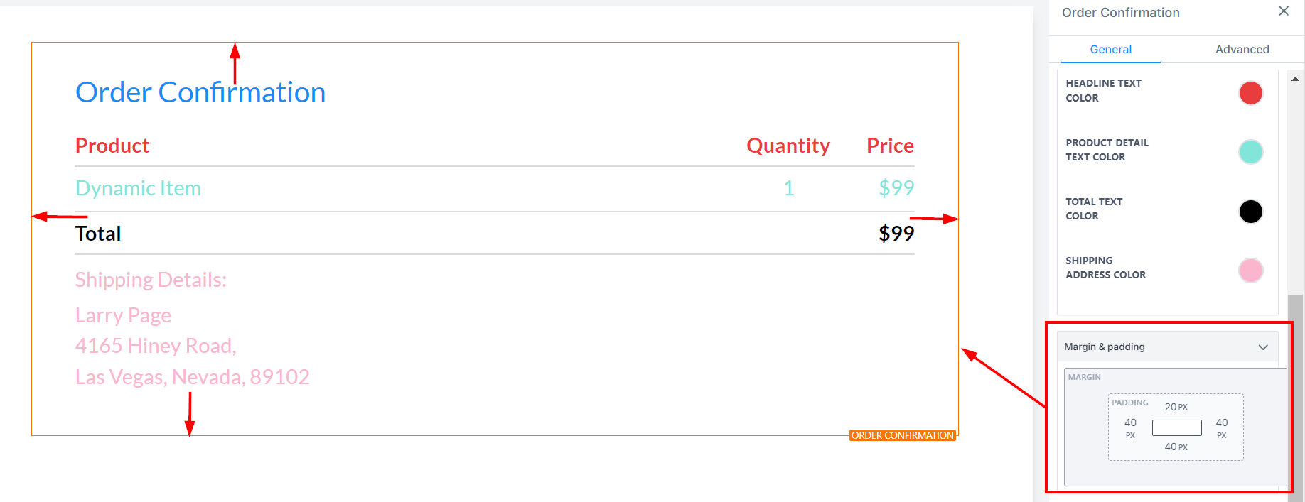 Order Confirmation – figure 7