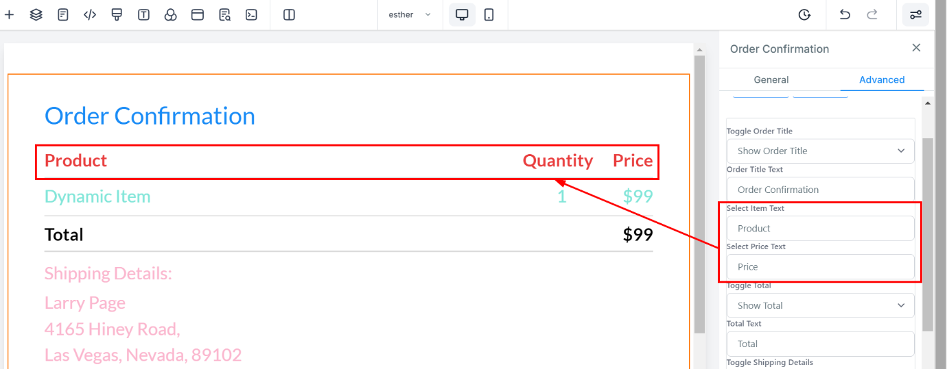 Order Confirmation – figure 10