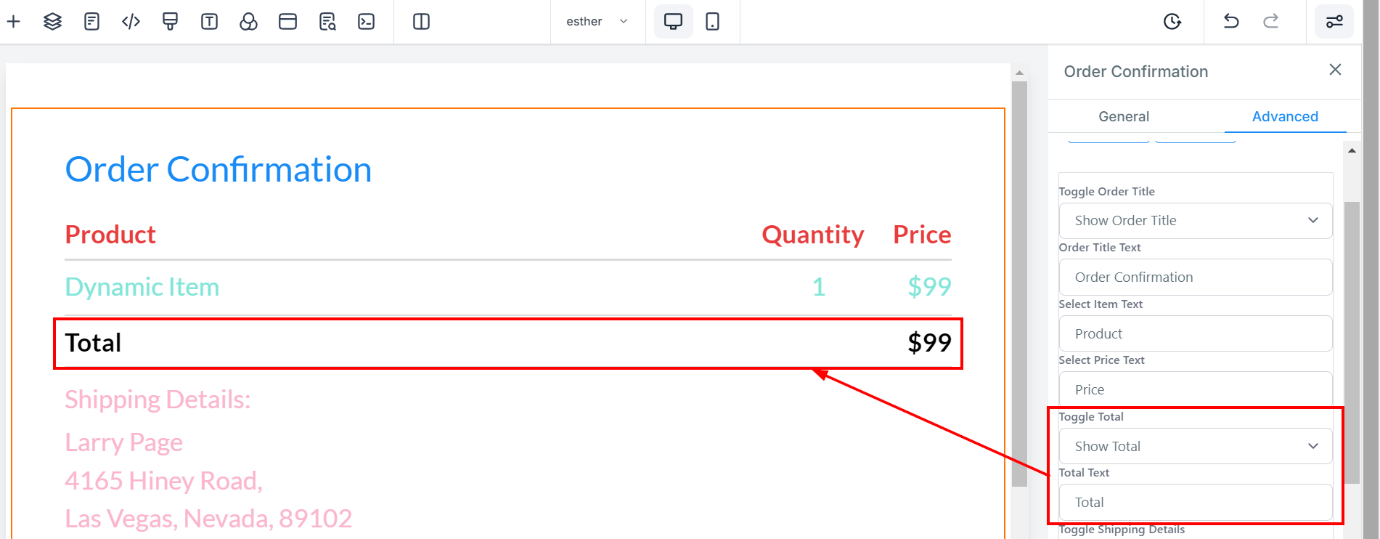 Order Confirmation – figure 11
