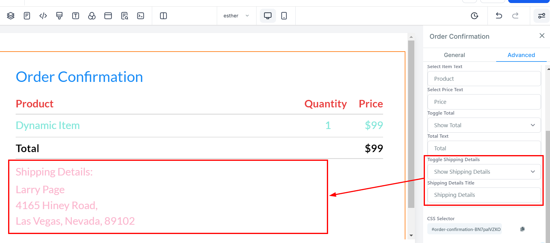 Order Confirmation – figure 12
