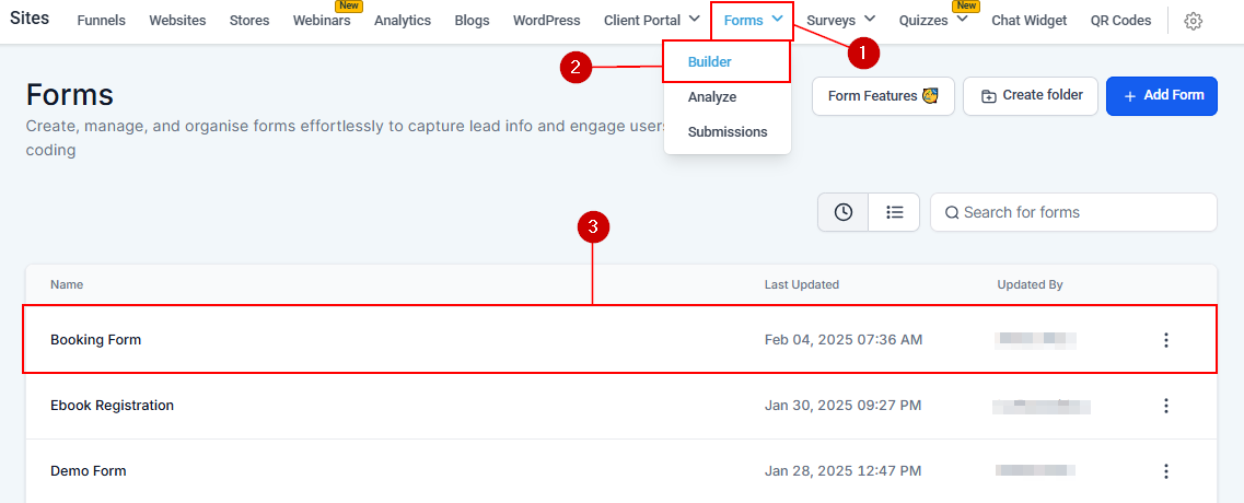 Organize Your Forms & Surveys With Folders – figure 1