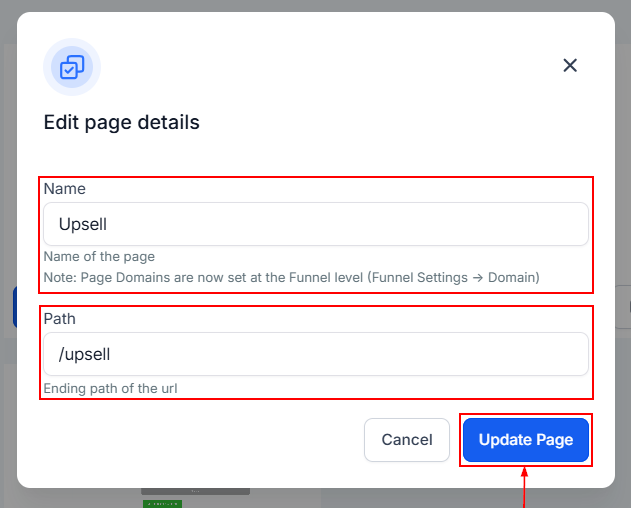 Pages Tab - Stores – figure 8