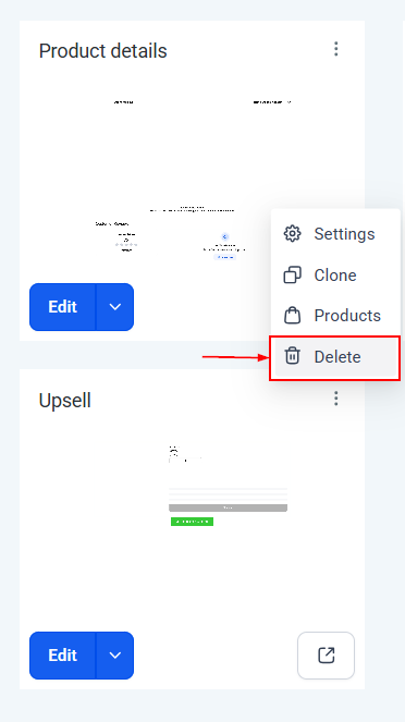 Pages Tab - Stores – figure 11