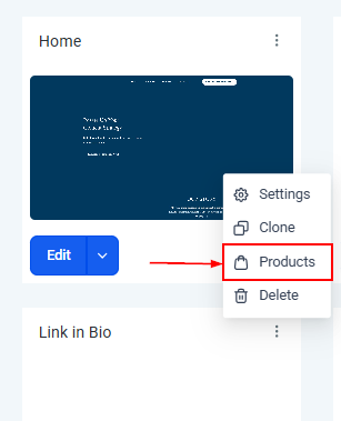 Pages Tab - Websites – figure 12