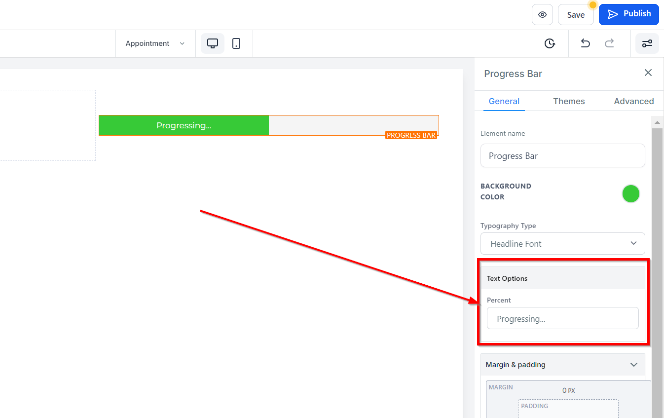 Progress Bar – figure 4